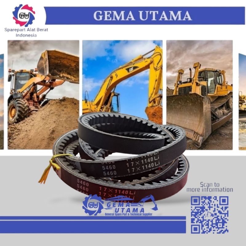 V belt RPF5460 RPF 5460 Bando bergigi