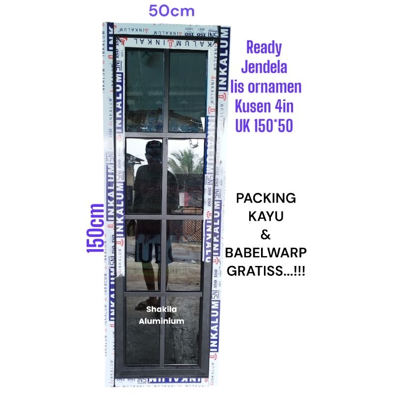 Jendela Aluminium ornamen