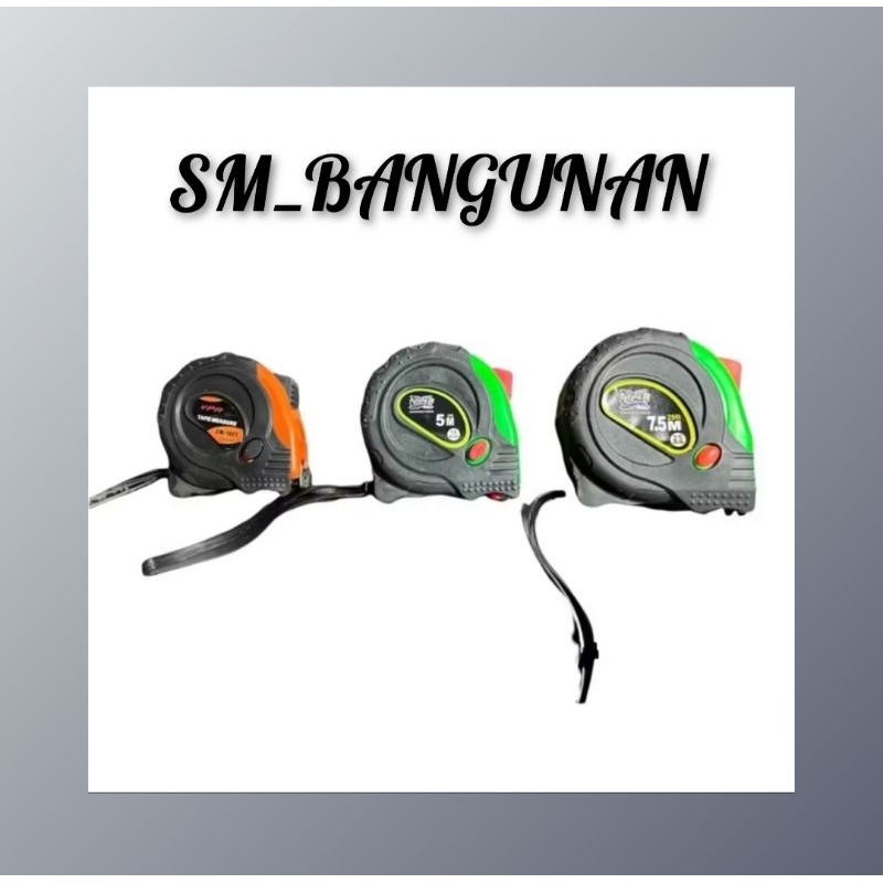 METERAN TUKANG / ALAT UKUR TUKANG PANJANG 3M, 5M, 7,5M VPR