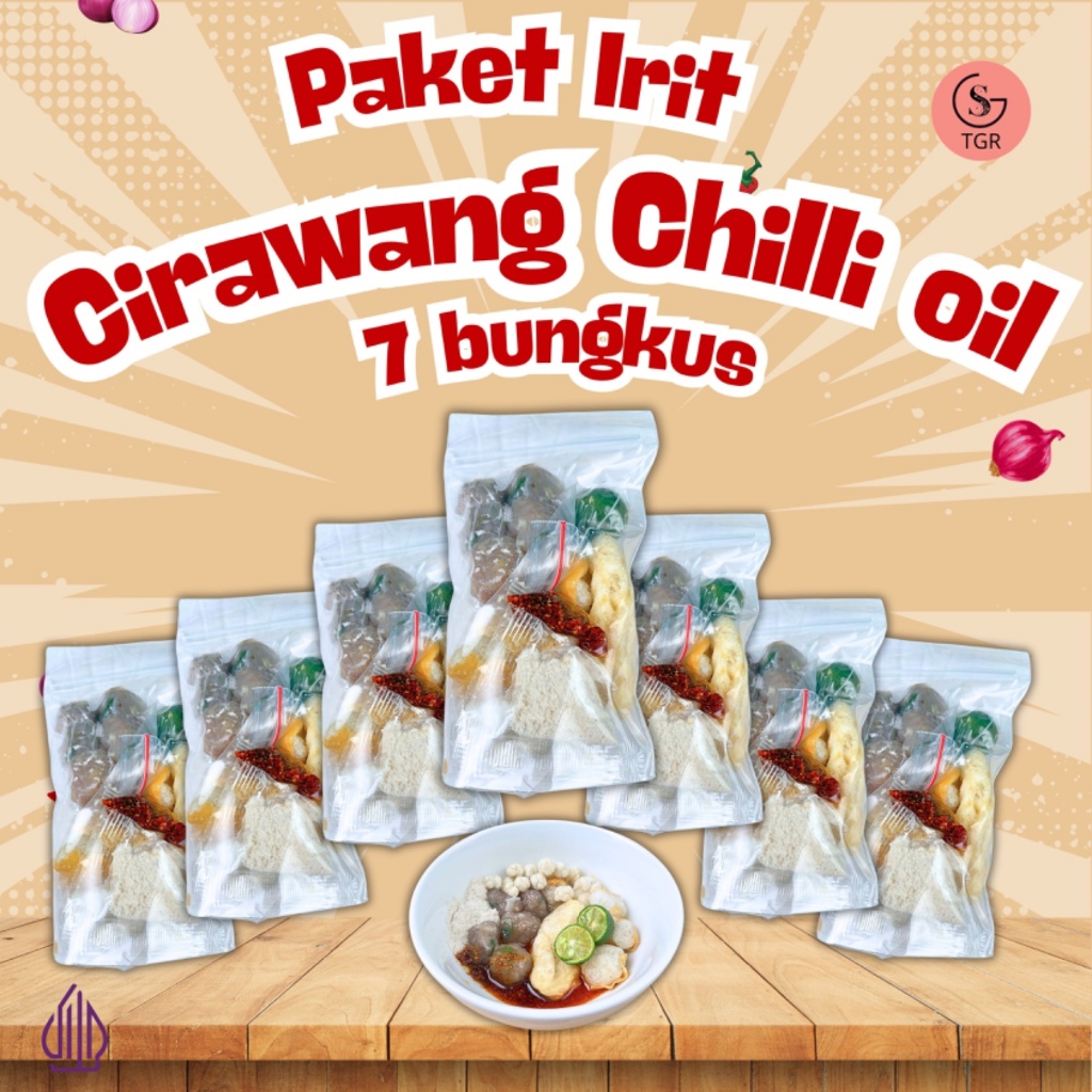 

[CIRAWANG EKO CHILLI OIL] 7 BKS BASO CIRAWANG EKONOMIS CHILLI OIL
