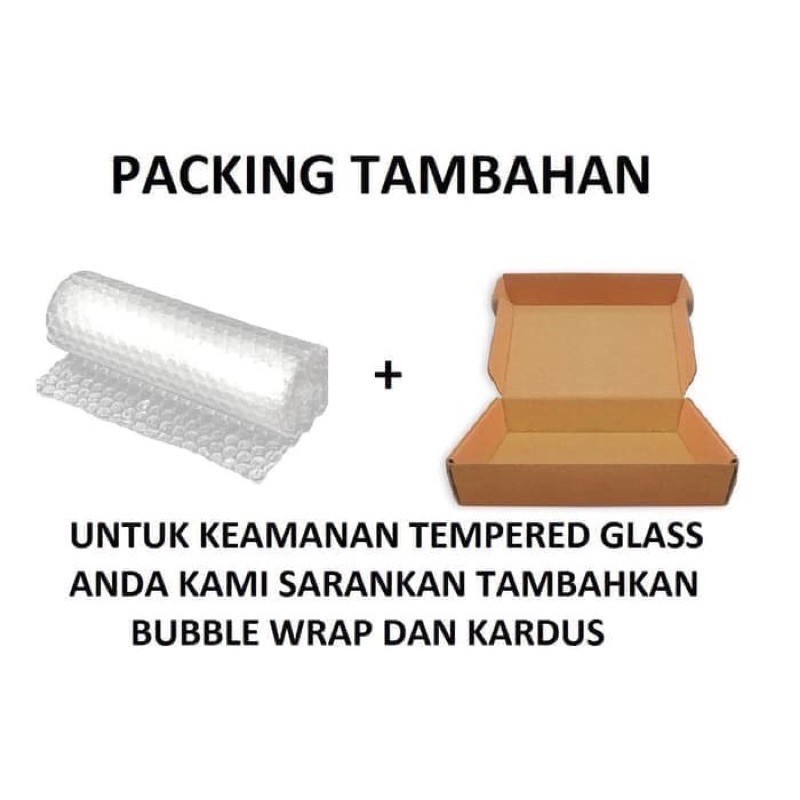 

Tambahan Extra Packing Pengiriman Bubble Wrap Dan Kardus