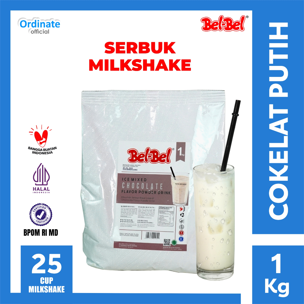 

Bubuk Minuman Premium Rasa Coklat Putih 1 Kg - Belbel