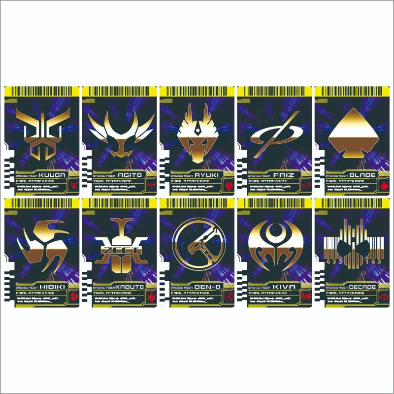 Custom Card Kamen Rider Decade Final Attack Rider Kuuga Decade