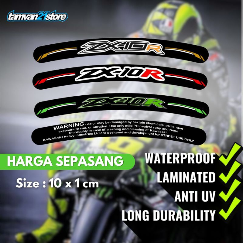 STICKER VELG KAWASAKI ZX10R ZX-10R