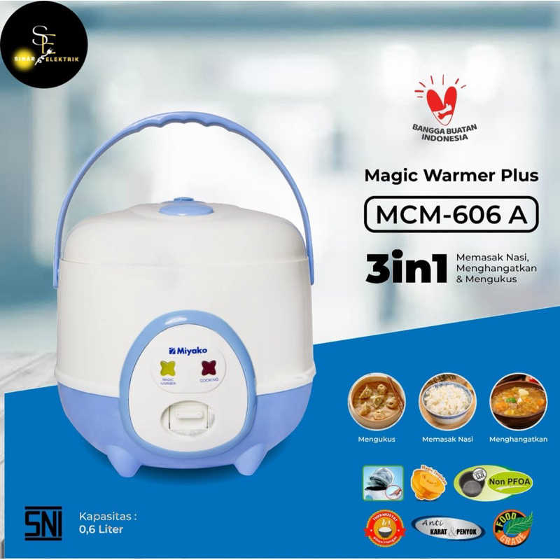 Rice Cooker Miyako MCM-606 A