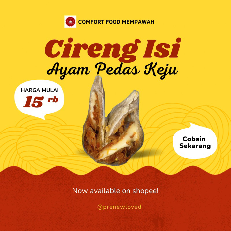 

ANEKA CIRENG ISI BY COMFORT FOOD MPW MAKANAN FROZEN