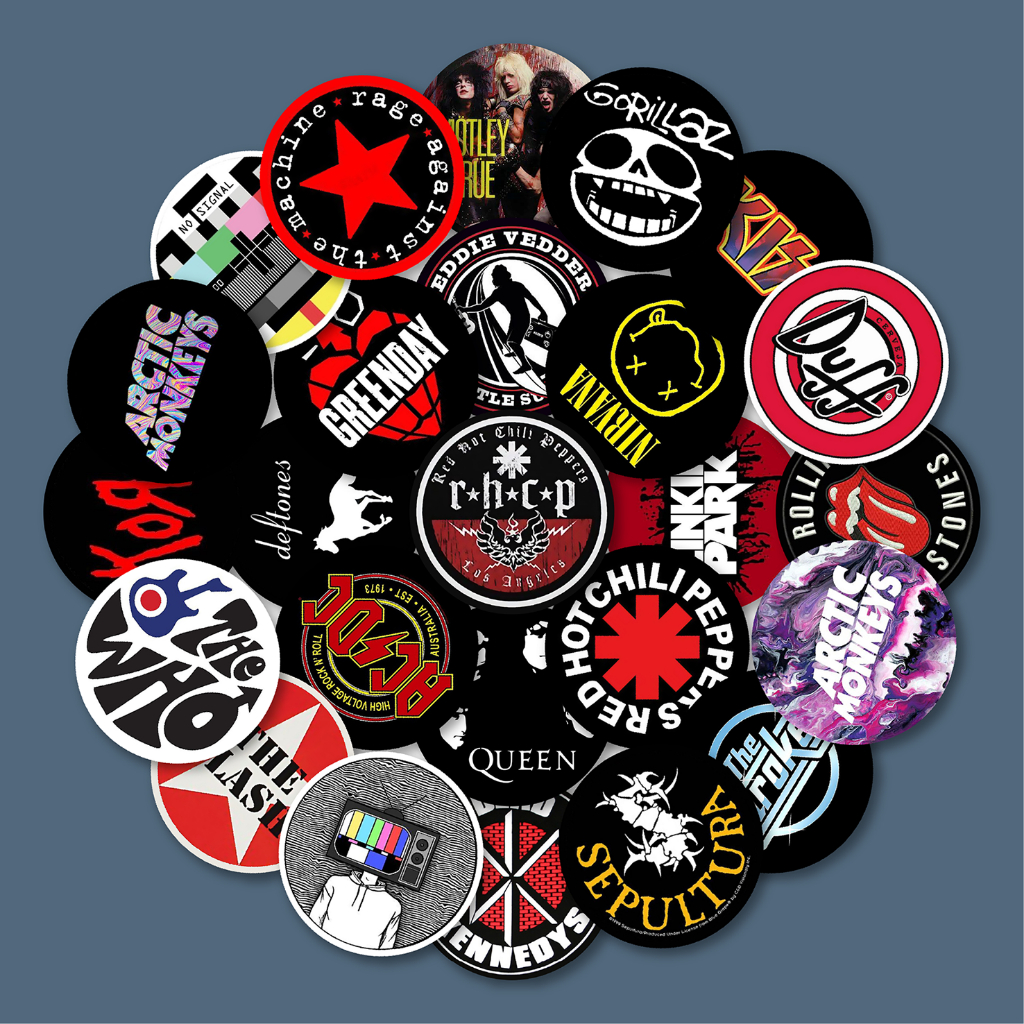 

STICKER LOGO BAND V3 | TAHAN AIR | CUTTING | HELM LAPTOP KACA KOPER CASING HP