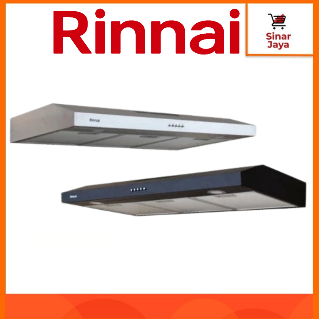 RINNAI RH-229 B / RH-229B / RH-229 SS Cooker Hood Hitam / Stainless (Penghisap Asap Dapur)