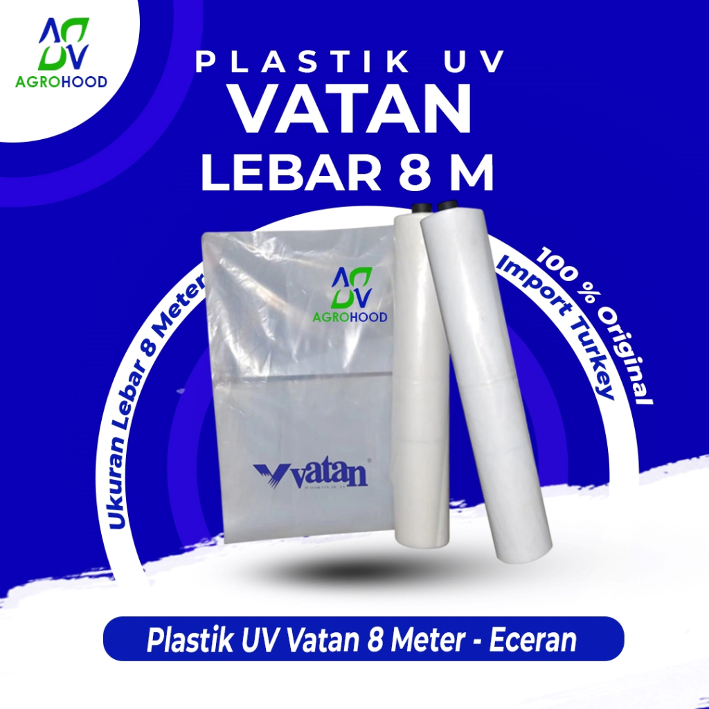 Plastik UV VATAN Lebar 8 Meter Harga Eceran