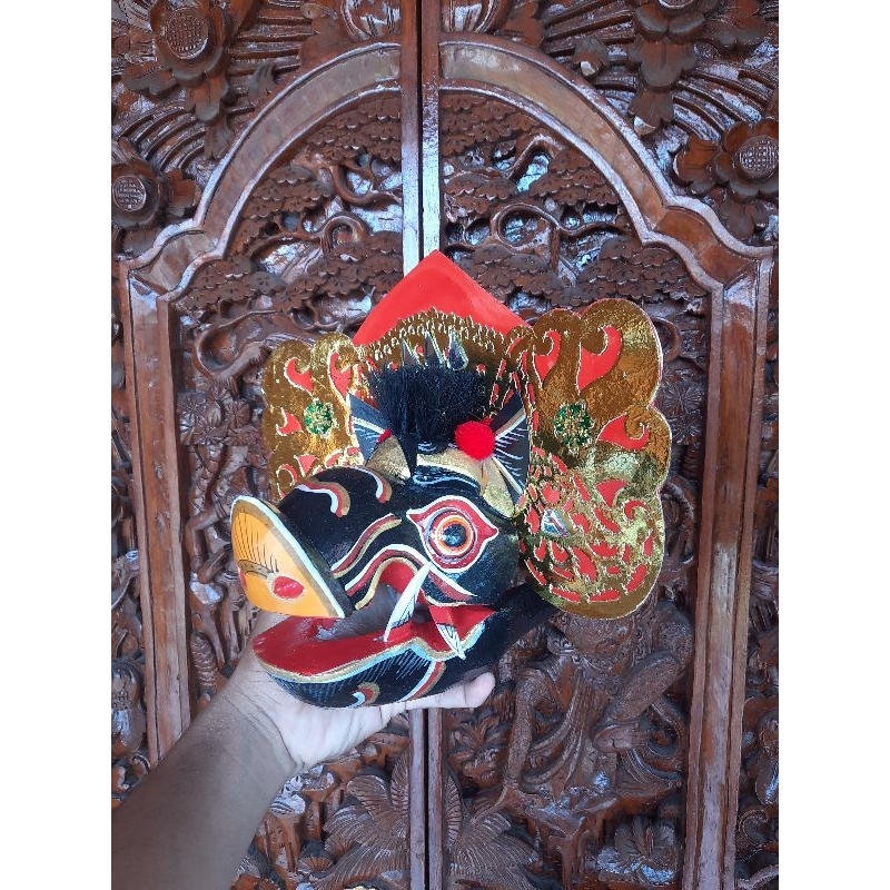 Tapel Barong Bangkung/Barong Kucit Mini Khas Bali