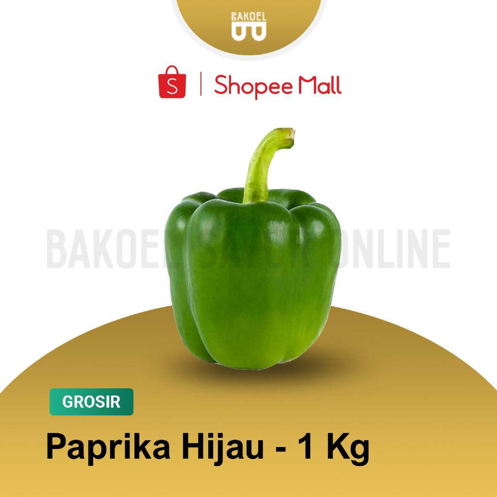

Paprika Hijau - Grosir 1 Kg