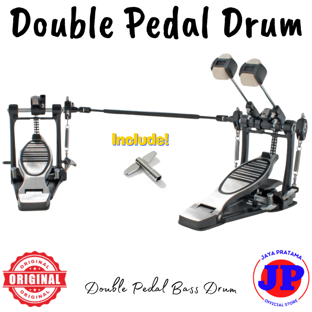 Double Pedal Drum Pedal Drum Ganda Pedal Bass Drum