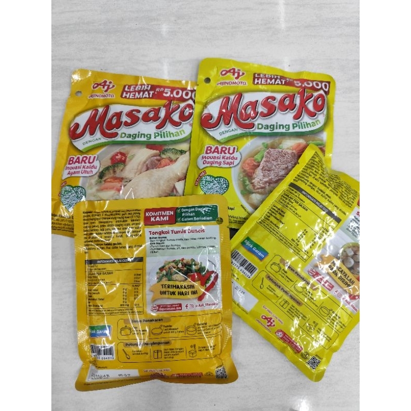 

Masako Penyedap Rasa Ayam | Sapi 123g (2 PCS)