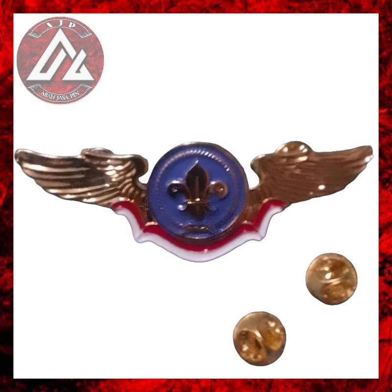 Pin Wing Brevet Pramuka Indonesia Emblem