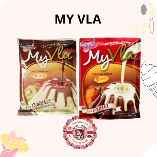 

My Vla COKELAT | VANILLA Pudding Nutrijell Bubuk Coklat Instant 63gr