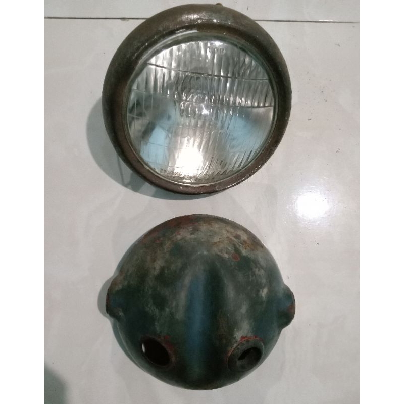 Batok lampu+reflektor lampu depan Yamaha L2g L2s L2sn batok lampu set Yamaha L2g original second