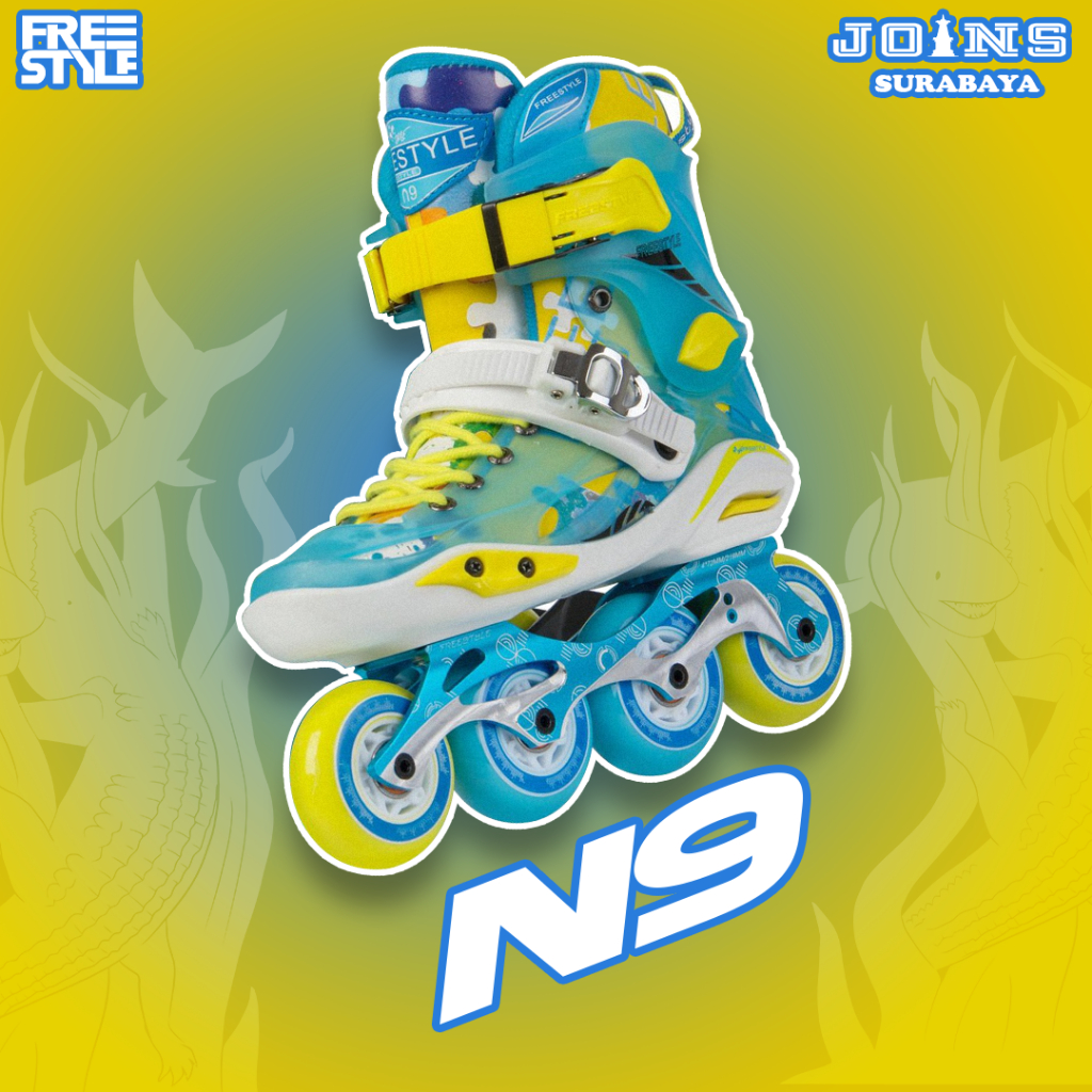 Sepatu Roda Anak Inline Skate Anak Freestyle N9 Biru
