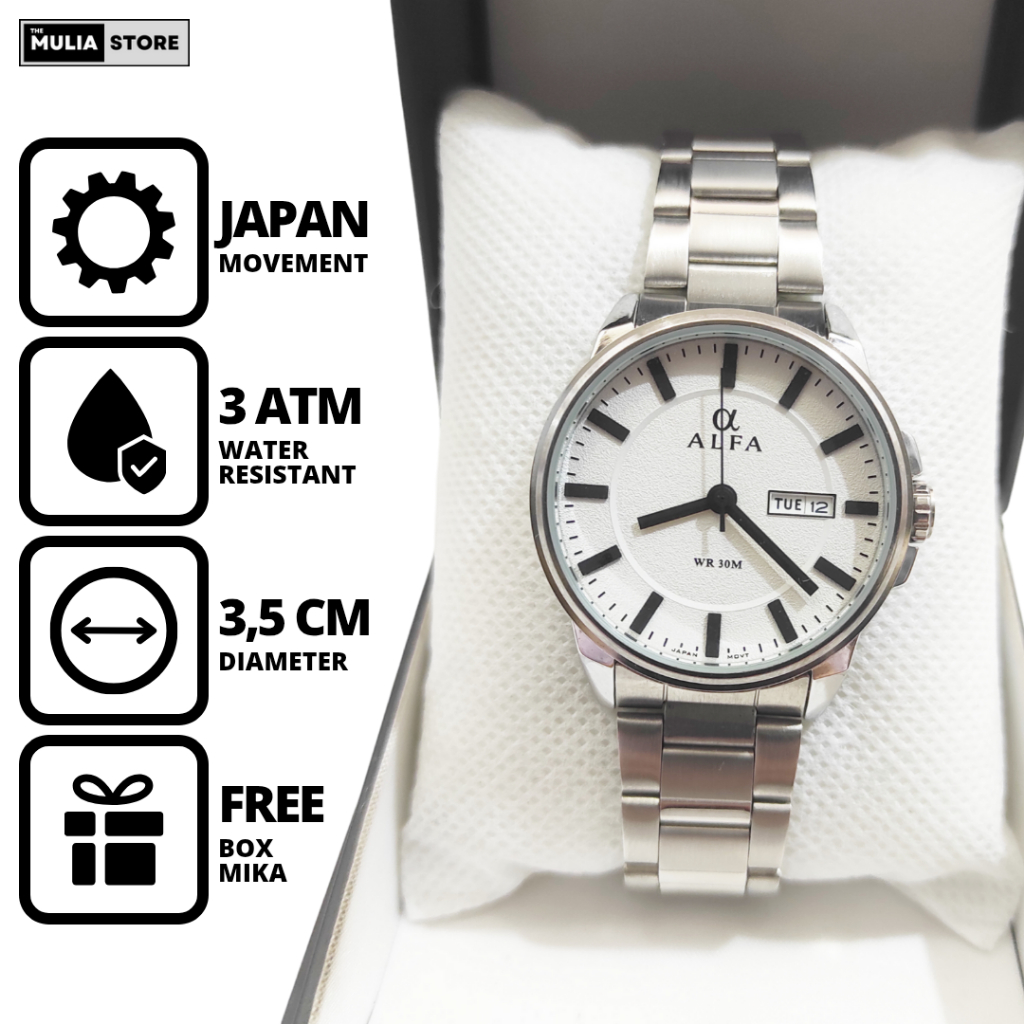 ALFA Jam Tangan Wanita Alfa 88141 L Tanggal Analog
