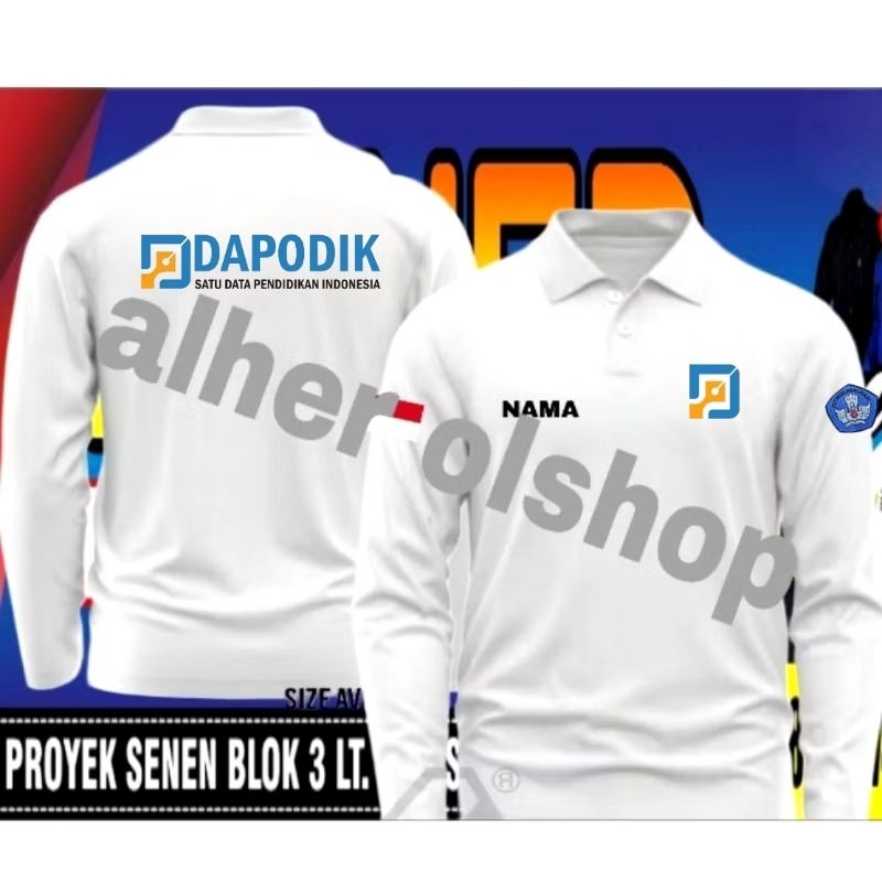 kaos dapodik baju dapodik kaos kerah dapodik seragam dapodik baju kerja dapodik kaos polo dapodik Ka
