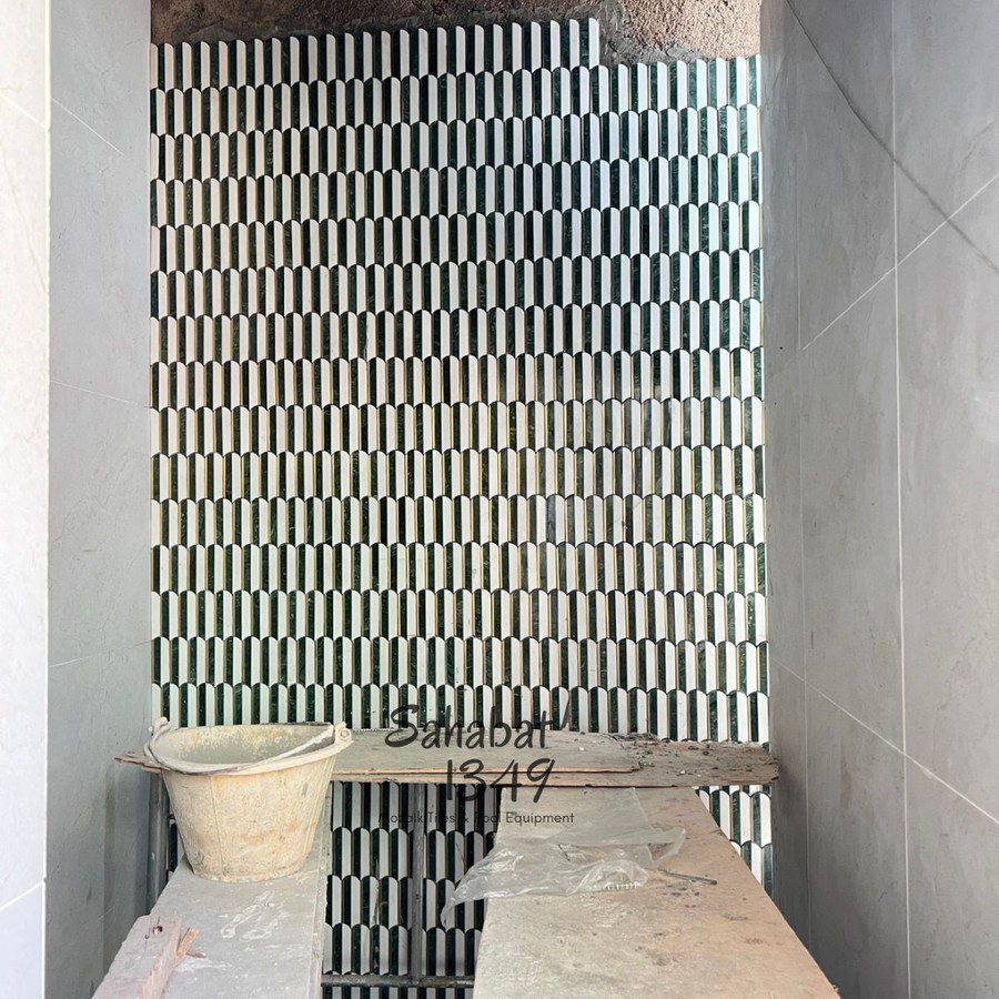 Singres Mosaic SAPPHIRA SERIES Mosaic Dinding Kamar Mandi Keramik Kamar Mandi Modern