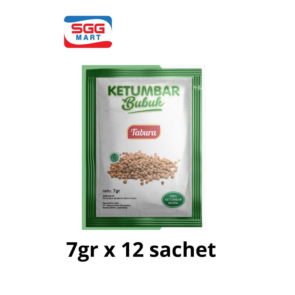 

Tabura Ketumbar Bubuk 7gr x 12 sachet [1 renteng]