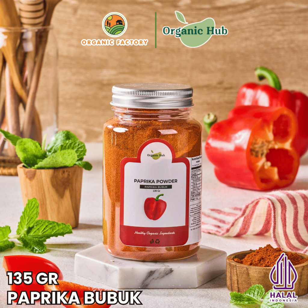 

Organic Hub Paprika Bubuk 100% Asli Rempah Nusantara Papprika Powder Bumbu Masak Dapur Premium 85 gr
