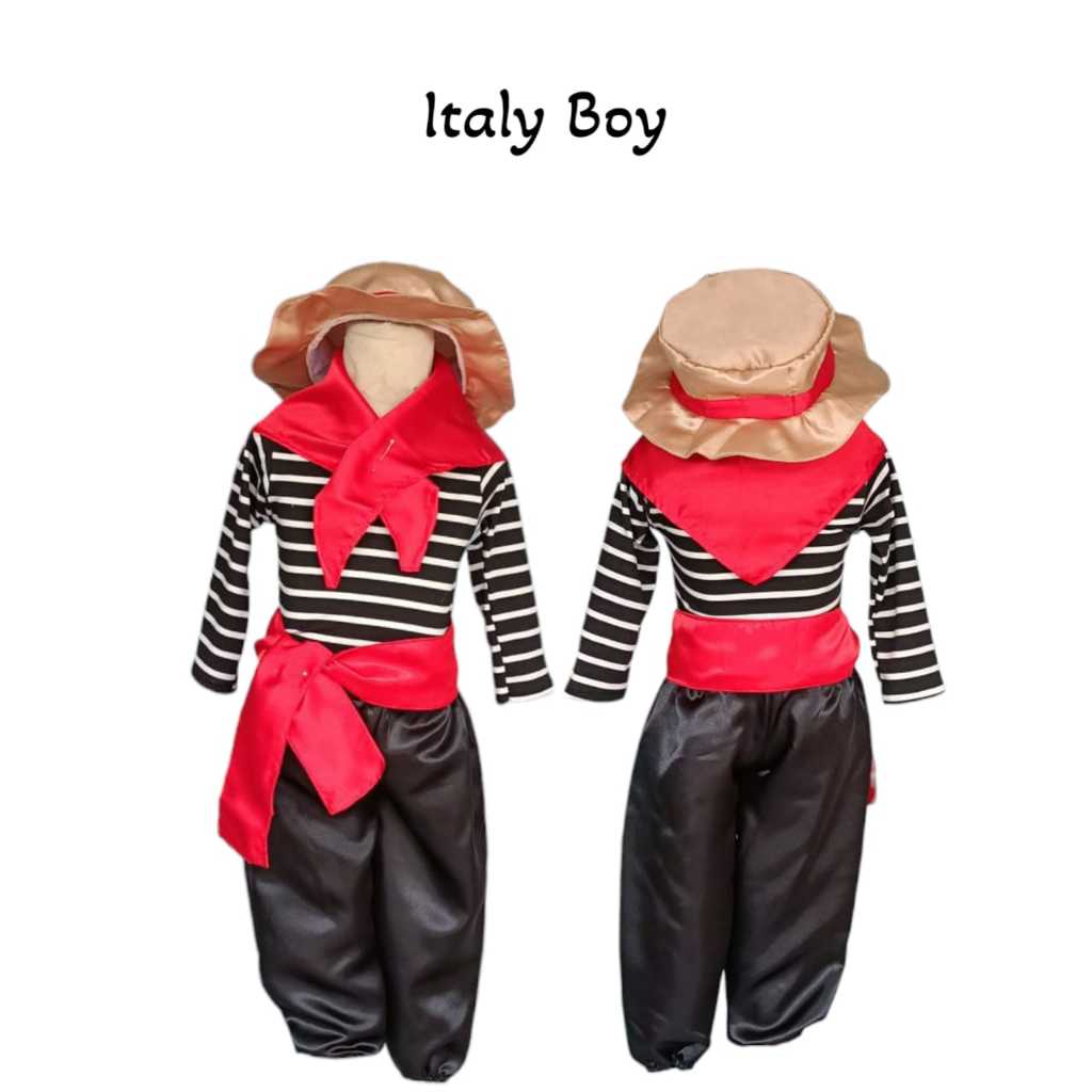 Baju Negara Italy Boy/Kostum Internasional Italy