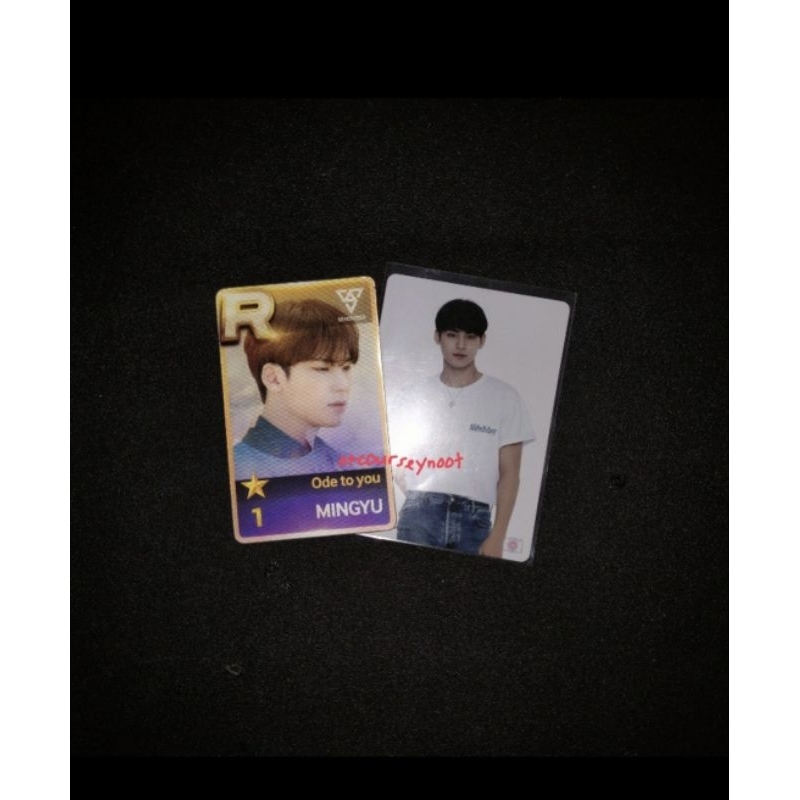 SEVENTEEN Mingyu Superstar Pledis Lenticular Ode to You SSP OTY