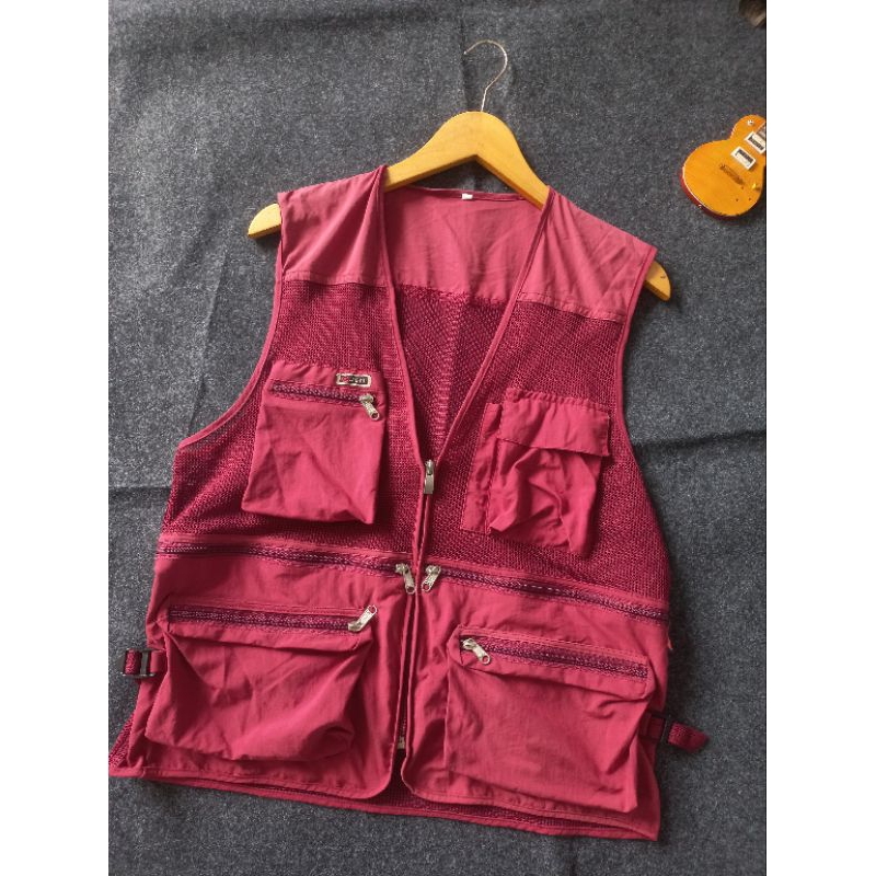 ROMPI / ROMPI MERAH / VEST / RED VEST UTILITY SECOND