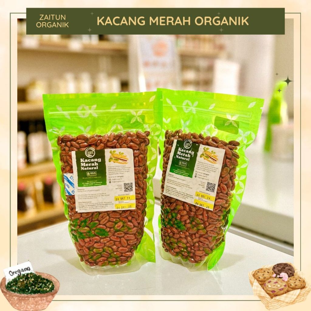 

KACANG MERAH NATURAL | 500 gr | lingkar organik