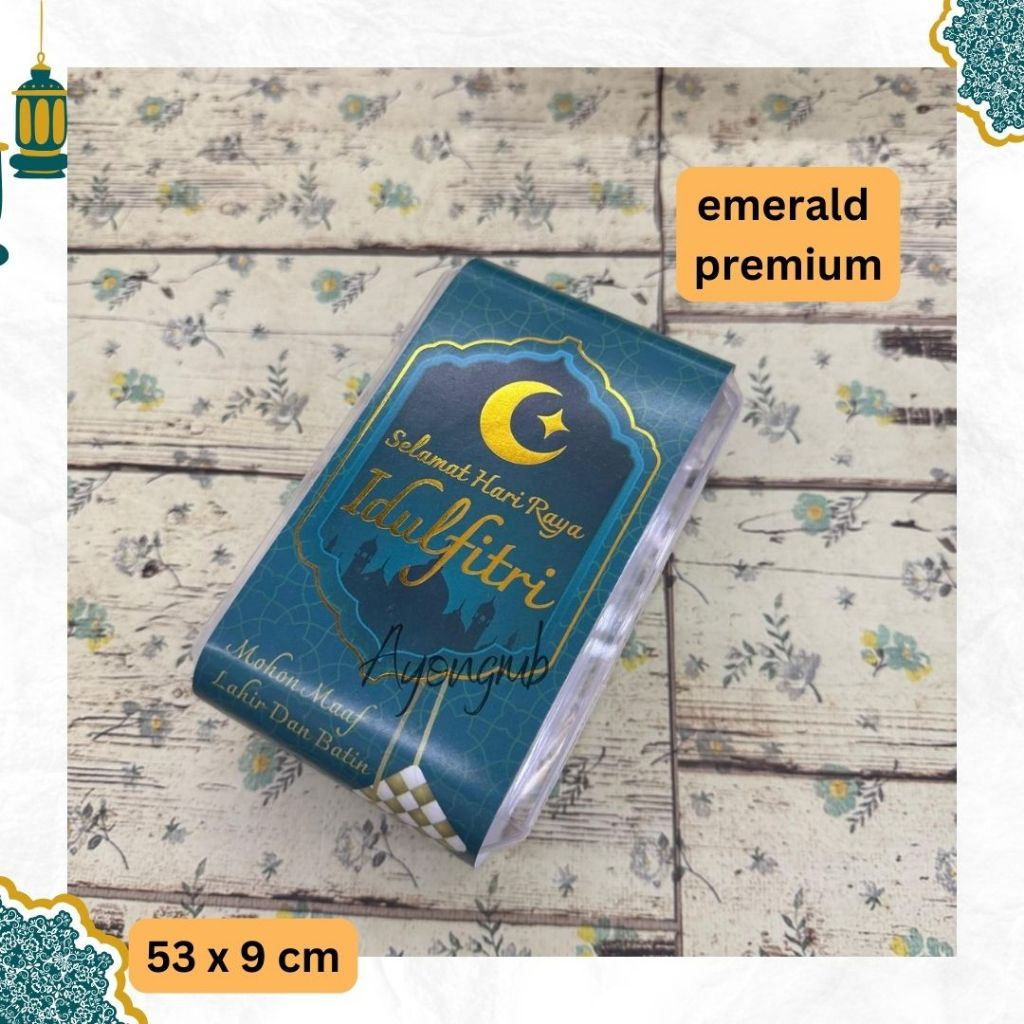 

(ECER) PAPER BELT PARCEL IDUL FITRI / KERTAS LABEL PARCEL / SABUK PARCEL LEBARAN EMERALD