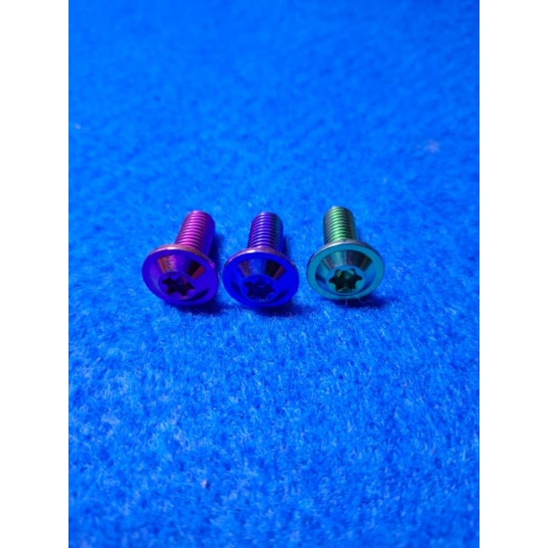 baut disc depan titanium gr5 model polos.