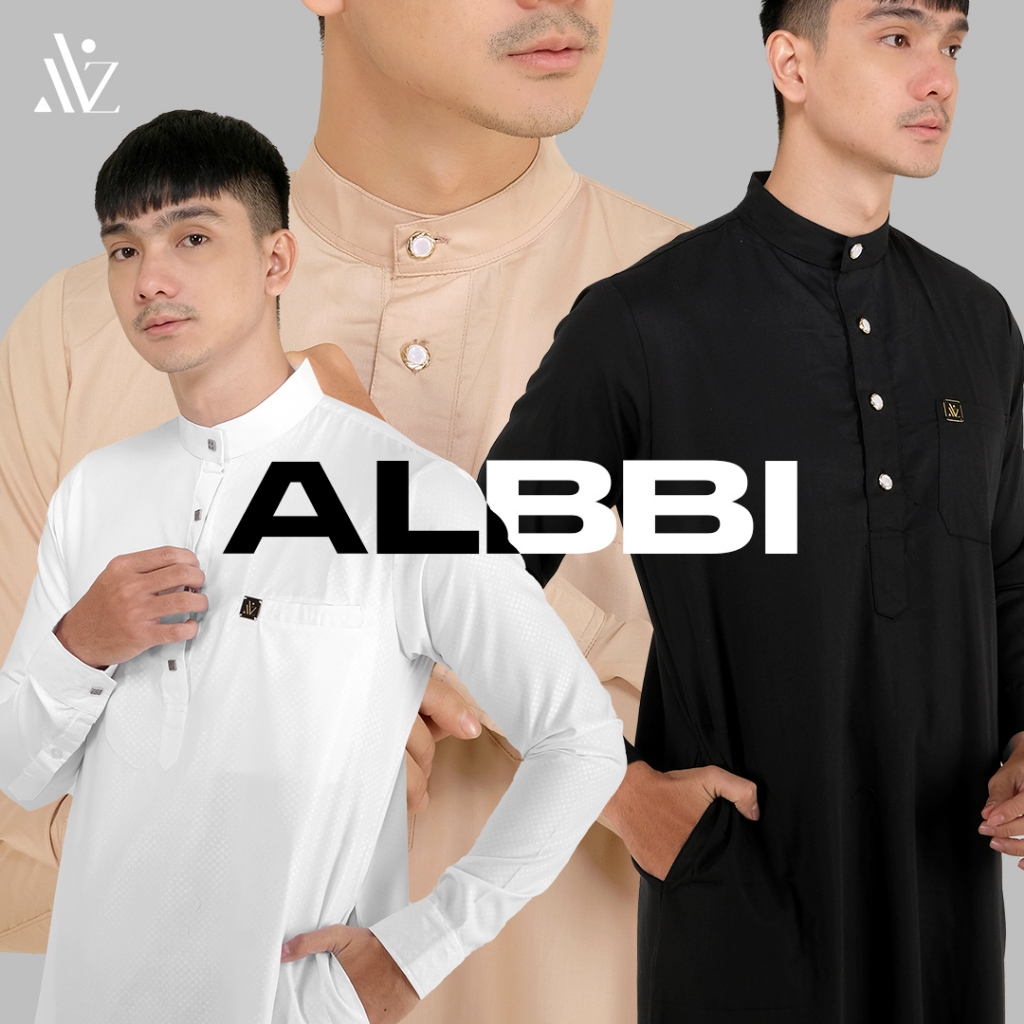 Amaze Indonesia Albbi Baju Gamis Pria,Gamis berkualitas premium, Jubah Pria Premium, Gamis Hitam pre