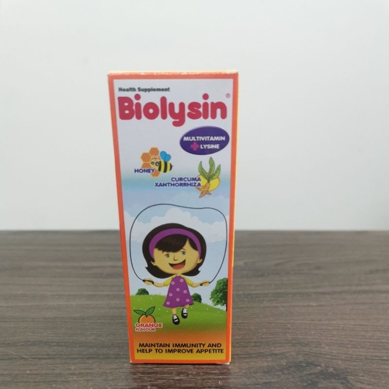 Biolysin sirup multivitamin lysine