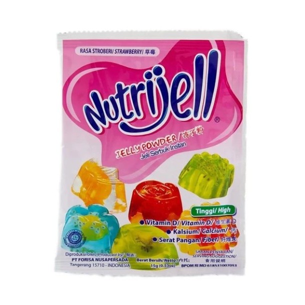 

Nutrijell Ekonomi Stroberi (Strawberry) [10 gram]