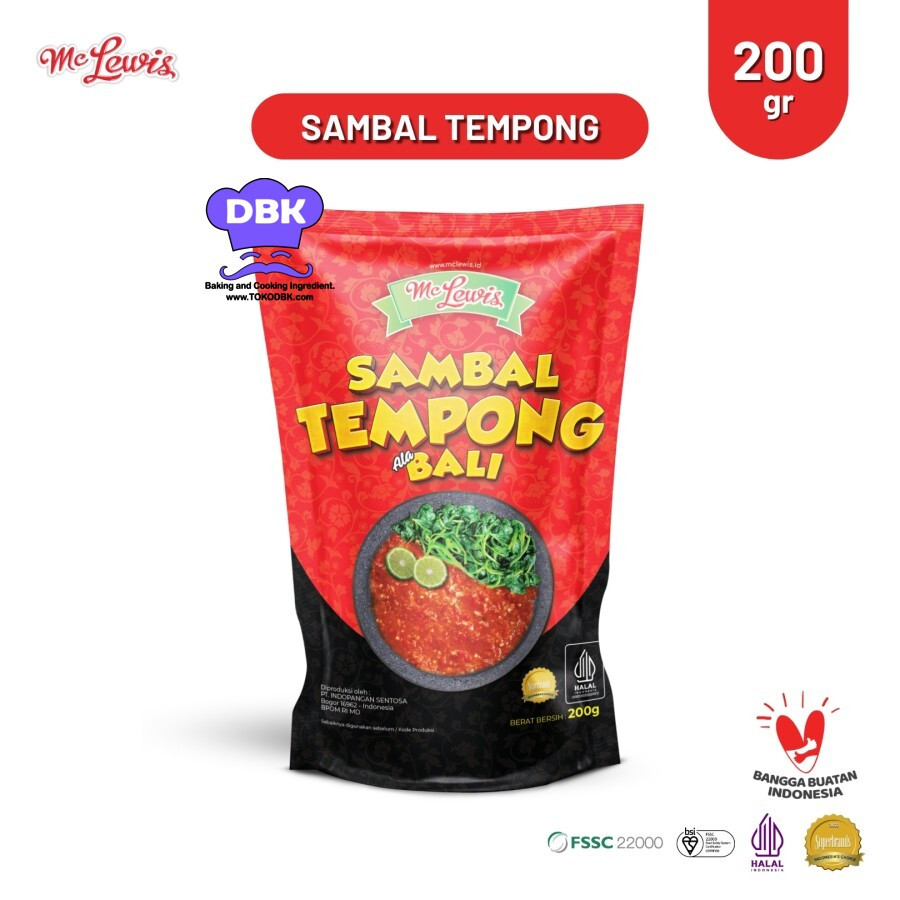 

McLewis Sambal Tempong ala Bali 200 gr