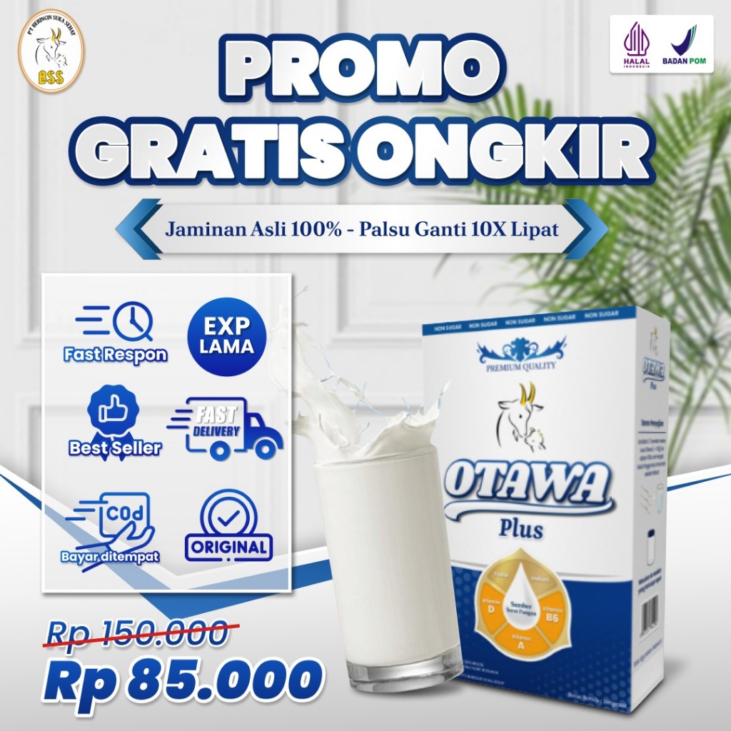 

1 Box Susu Etawa Otawa Plus : Minuman Sehat Bernutrisi Tinggi dengan Kebaikan Herbal