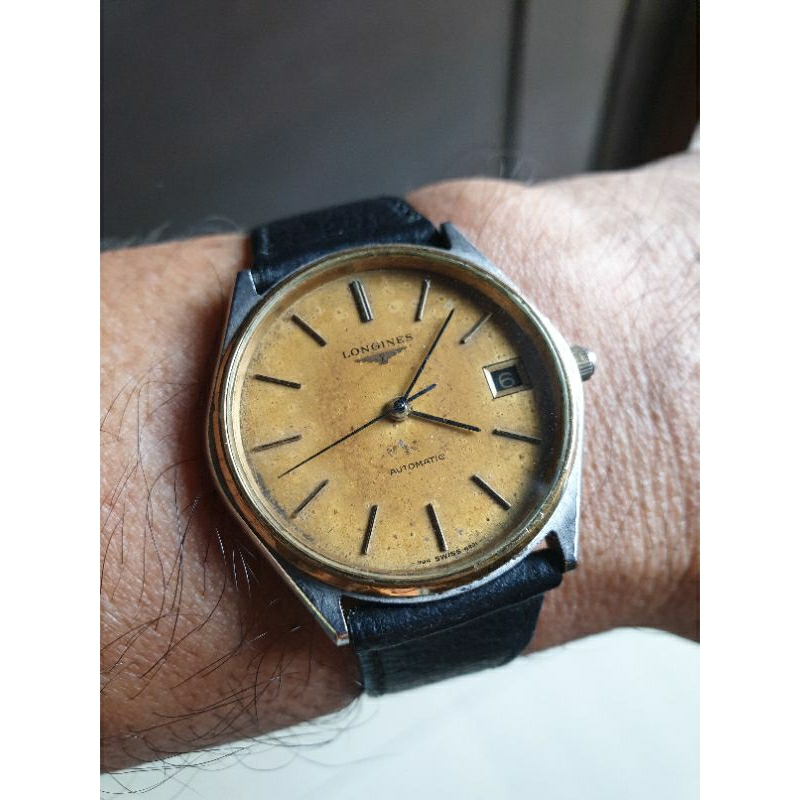 Jam Tangan Vintage Longines Automatic Date made in Swiss
