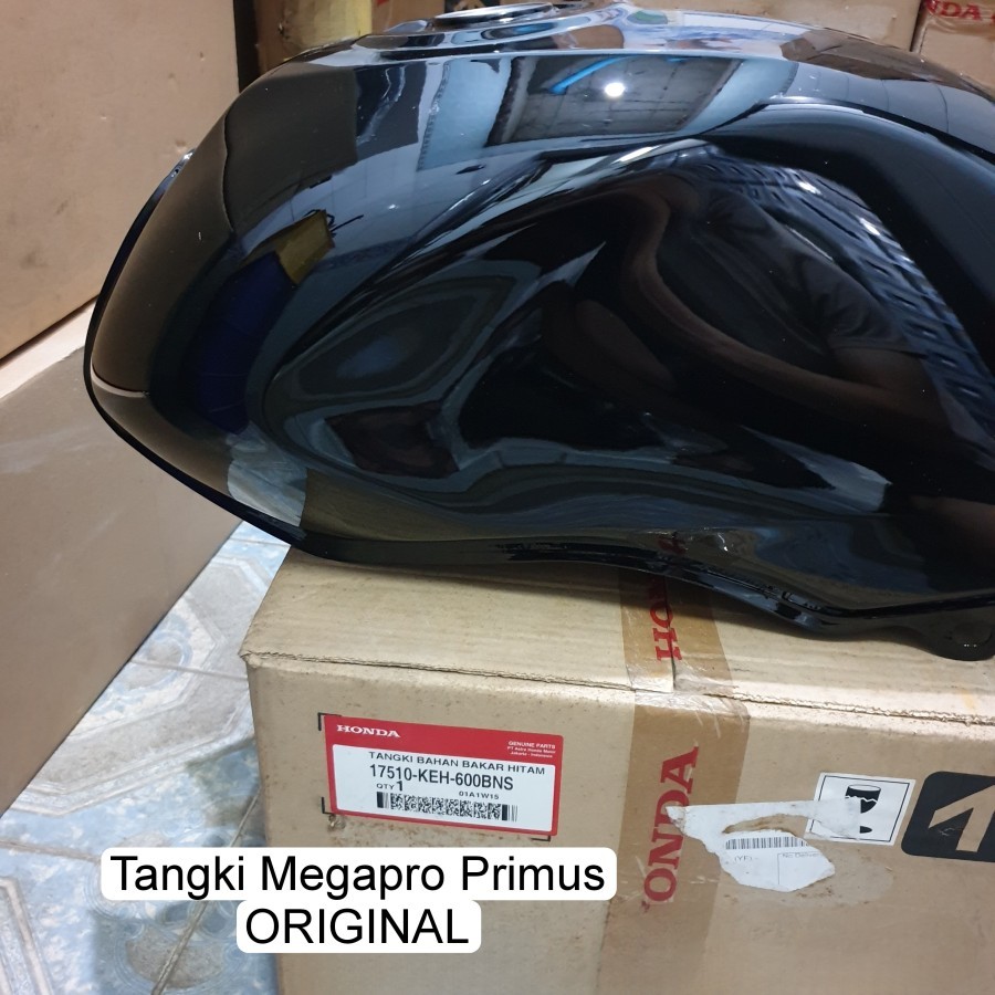 Tangki Megapro Primus Hitam ORIGINAL AHM 17510-KEH-600BNS