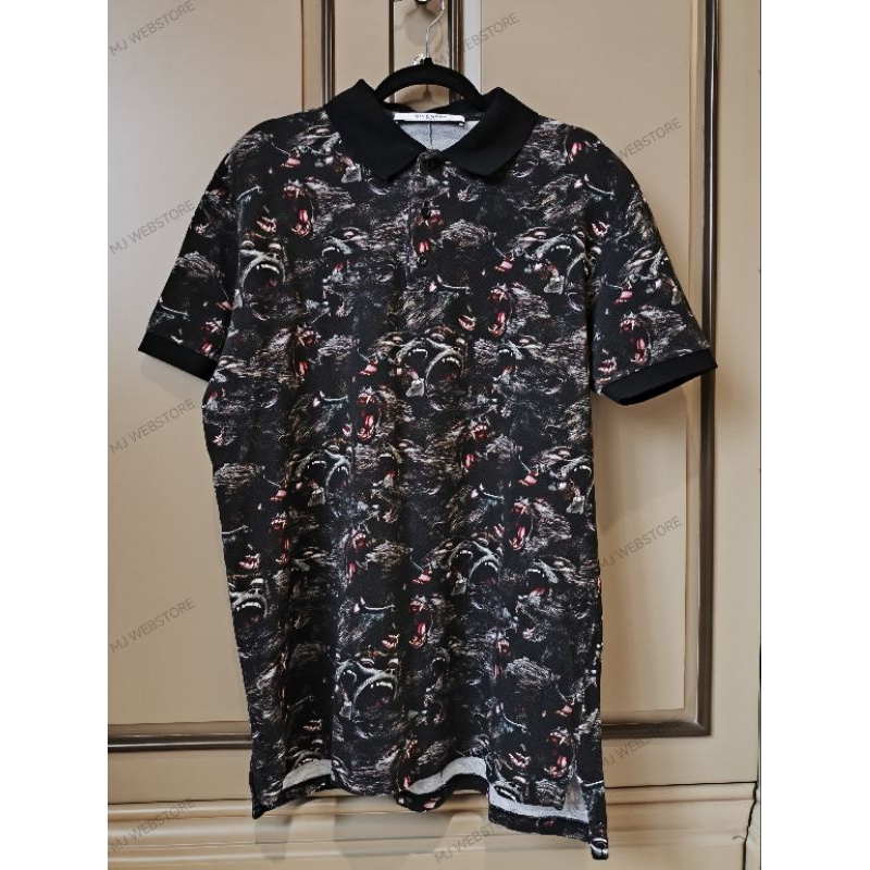 Dijual baju langka GIVENCHY Polo Screaming Monkey Uk. XS & VERSACE T-shirt Uk. S BEKAS / SECOND / PR