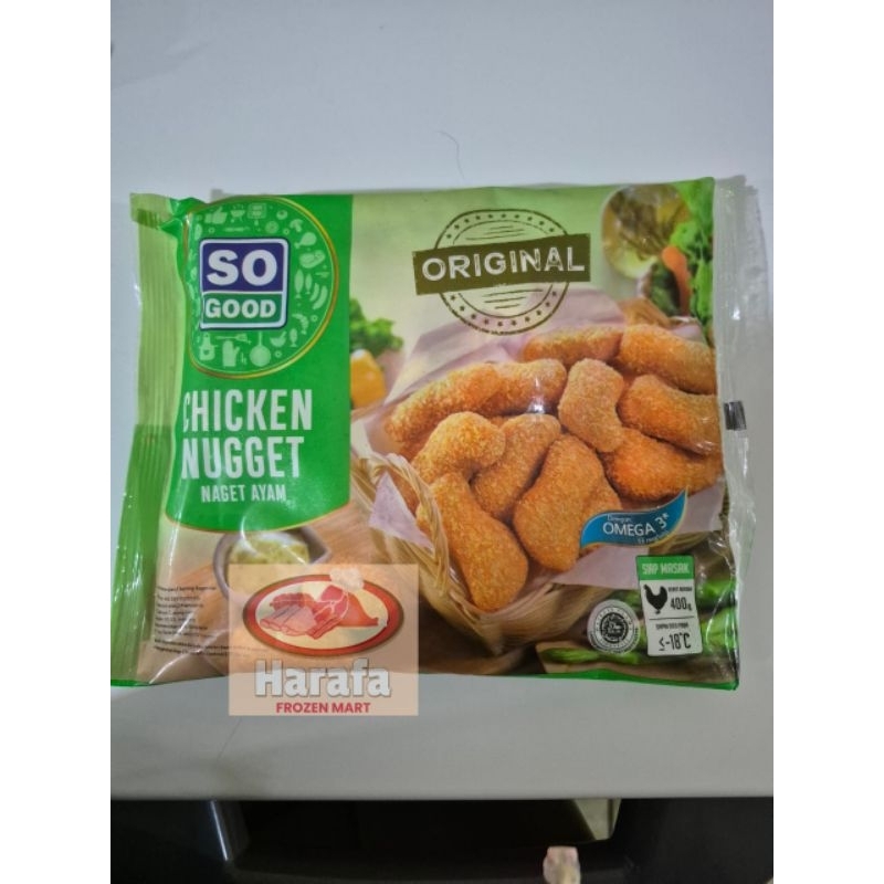 

SO GOOD CHICKEN NUGGET ORIGINAL 400G