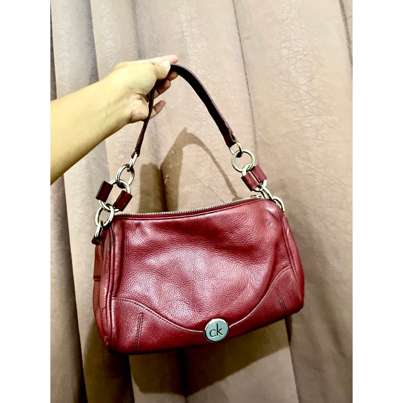 preloved tas calvin klein ck second tas ketek shoulder bag