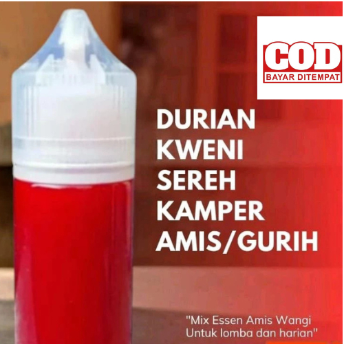 Essen Durian Kweni Sereh Kamper Merah Amis gurih 30ML Mix Essen Indukan/Ikan Rame