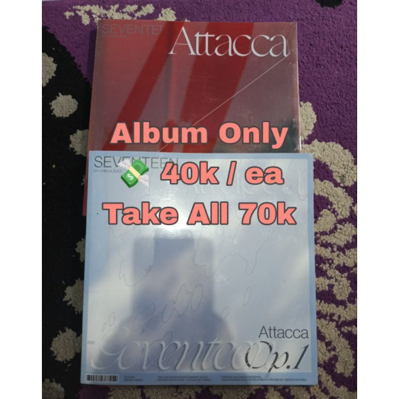 ALBUM ONLY SEVENTEEN MURAH SALE - Attaca, Carat Ver, FML, Face The Sun, Hitorijanai (Jepang) & Secto