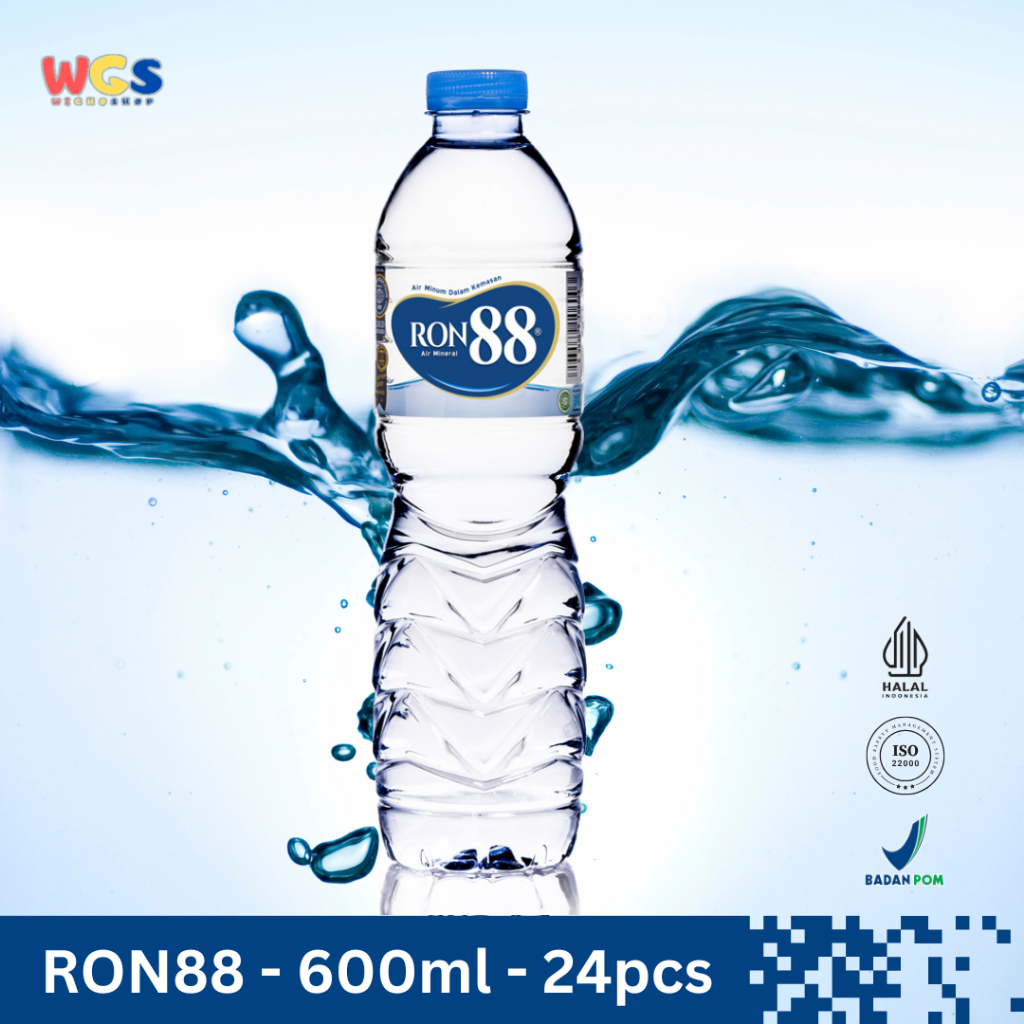 

RON88 Air Mineral Botol 600ml (24 pcs) – Kesegaran Pegunungan dalam Setiap Tetes