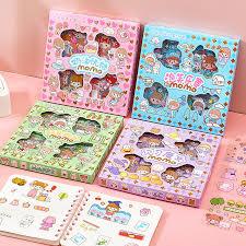 

COD- STICKER MOMO KARTUN AESTHETIC WATERPROOF 1 BOX ISI 100 PCS / STIKER