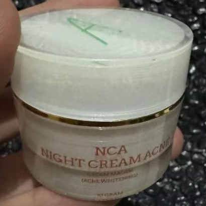 SHINESKIN NIGHT ACNE Whitening NCA night cream acne CM FLEK CM ACNE CM WHITENING CREAM MALAM NIGHT C