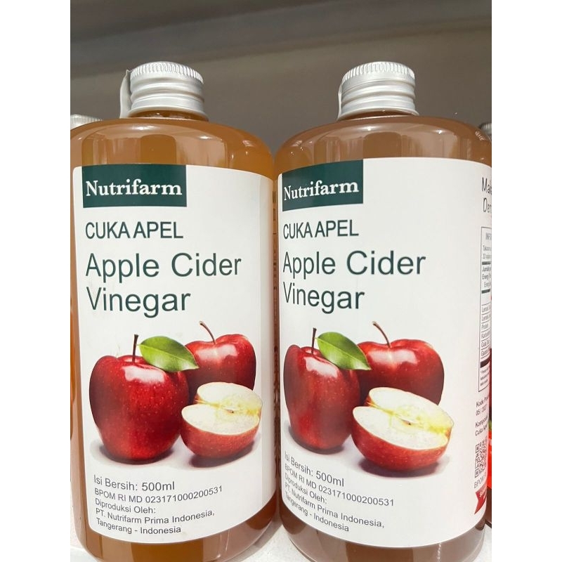 

Cuka Apel Nutrifarm Original Organik | Apple Cider Vinegar 500ml