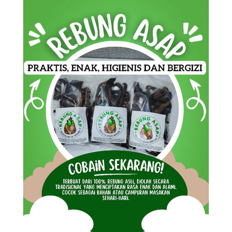 

Rebung Asap Enak 100 Gram