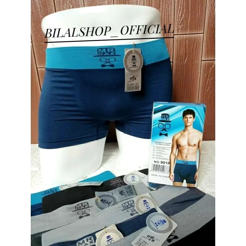 CELANA DALAM BOXER PRIA SEAMLESS TANPA JAHITAN 3 PICS / CD BOXER PRIA IMPORT PREMIUM 3 PICS